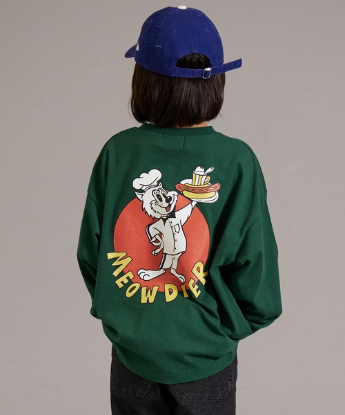 PAIRMANON STREET（ペアマノンストリート）の「【PAIRMANON STREET】アソート バックプリント ビッグシルエット 長袖 Tシャツ（Tシャツ/カットソー・キッズ・ブラック系その他3/ホワイト系その他3/ベージュ系その他/ホワイト系その他/ブラック系その他4/ブラック系その他2/ホワイト系その他4/ホワイト系その他2/ブラック系その他/ブラック系その他5/ブルー系その他/イエロー/グリーン系その他/ブルー系その他2/イエロー系その他・100/140/150/110/120/160/130/90）」の11枚目の写真