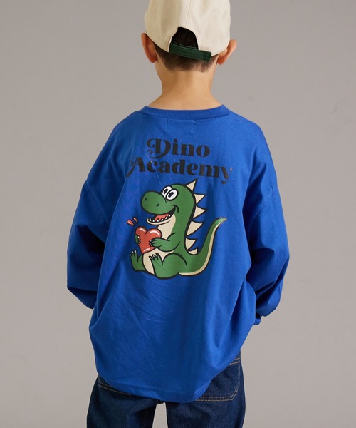 PAIRMANON STREET（ペアマノンストリート）の「【PAIRMANON STREET】アソート バックプリント ビッグシルエット 長袖 Tシャツ（Tシャツ/カットソー・キッズ・ブラック系その他3/ホワイト系その他3/ベージュ系その他/ホワイト系その他/ブラック系その他4/ブラック系その他2/ホワイト系その他4/ホワイト系その他2/ブラック系その他/ブラック系その他5/ブルー系その他/イエロー/グリーン系その他/ブルー系その他2/イエロー系その他・100/140/150/110/120/160/130/90）」の13枚目の写真