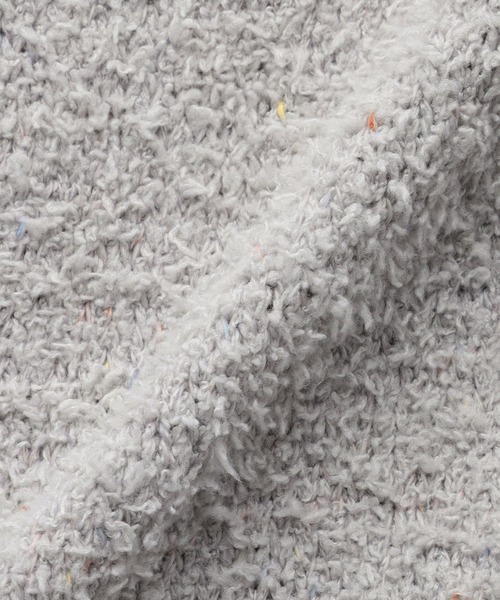 cross marche（クロスマルシェ）の「【LAFUKU/ラフク】もちふわマシュマロニット/カラーネップニットロングパンツ/ルームウェア（上下別売り）（ルームウェア/パジャマ・レディース・サーモンピンク/モカ/オフホワイト/サックスブルー/グレー・M/L/LL/S/3L）」の18枚目の写真