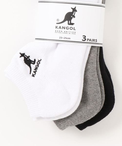 KANGOL(カンゴール)の「【KANGOL】ソリッドカラーワンポイントソックス(ソックス/靴下・レディース・その他・MEDIUM)」の2枚目の写真