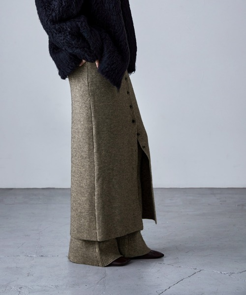 etoll.（エトル）の「アルパカタッチ2wayニットビスチェ＆スカート（ワンピース・レディース・モカ/グレー/ブラック・FREE）」の18枚目の写真