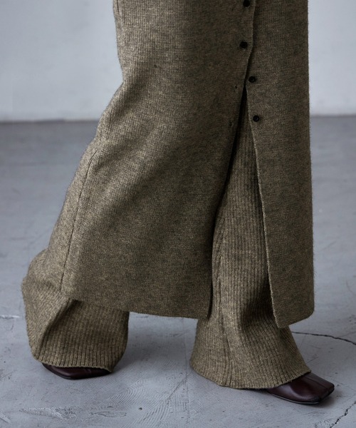 etoll.（エトル）の「アルパカタッチ2wayニットビスチェ＆スカート（ワンピース・レディース・モカ/グレー/ブラック・FREE）」の22枚目の写真