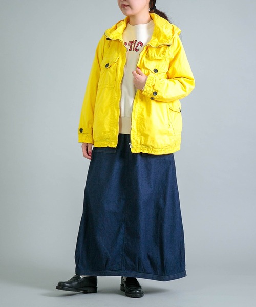 OMNIGOD（オムニゴッド）の「[OMNIGOD womens / オムニゴッド] ダウンプルーフ ミリタリーフーディー（マウンテンパーカー・レディース・オリーブ/イエロー/ベージュ・0）」の12枚目の写真