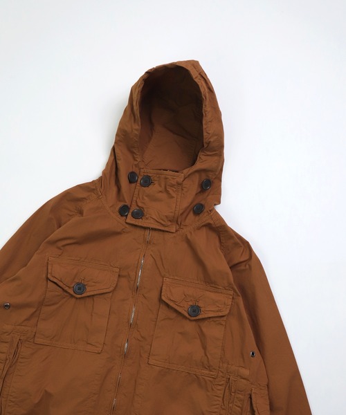 OMNIGOD（オムニゴッド）の「[OMNIGOD womens / オムニゴッド] ダウンプルーフ ミリタリーフーディー（マウンテンパーカー・レディース・オリーブ/イエロー/ベージュ・0）」の8枚目の写真