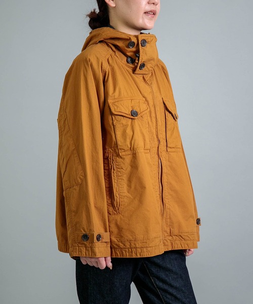 OMNIGOD（オムニゴッド）の「[OMNIGOD womens / オムニゴッド] ダウンプルーフ ミリタリーフーディー（マウンテンパーカー・レディース・オリーブ/イエロー/ベージュ・0）」の19枚目の写真