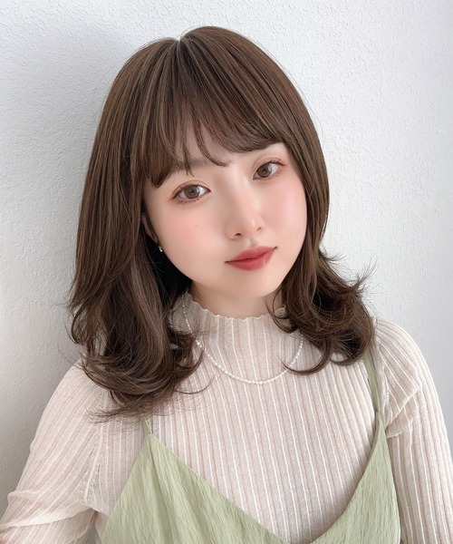 ファジーレイヤーミディ 」 ウィッグ レディース ミディアム