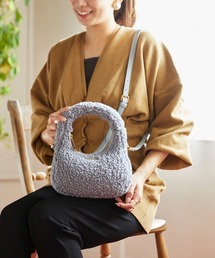 Samantha Thavasa | カールファー ハーフムーンバッグ(ハンドバッグ)