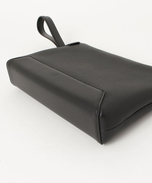 dunhill(ダンヒル)の「1893 ハーネス トップハンドルバッグ / 1893 HARNESS TOP HANDLE BAG, BLACK(クラッチバッグ・メンズ・ブラック・ONE SIZE)」の7枚目の写真