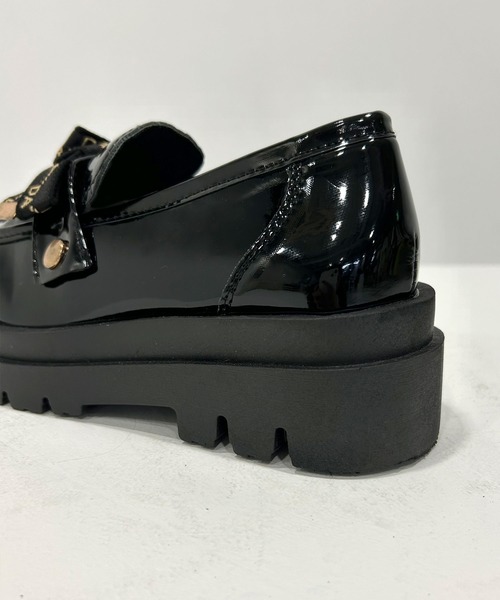 rectangle（レクタングル）の「5㎝ヒールカスタムバックルローファー（ローファー・レディース・ブラック・23.0cm/23.5cm/24.0cm/24.5cm）」の8枚目の写真