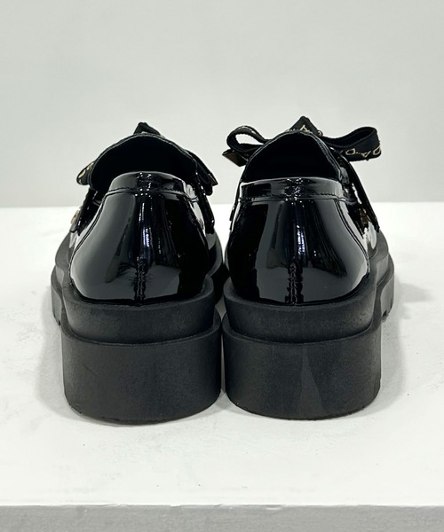 rectangle（レクタングル）の「5㎝ヒールカスタムバックルローファー（ローファー・レディース・ブラック・23.0cm/23.5cm/24.0cm/24.5cm）」の9枚目の写真