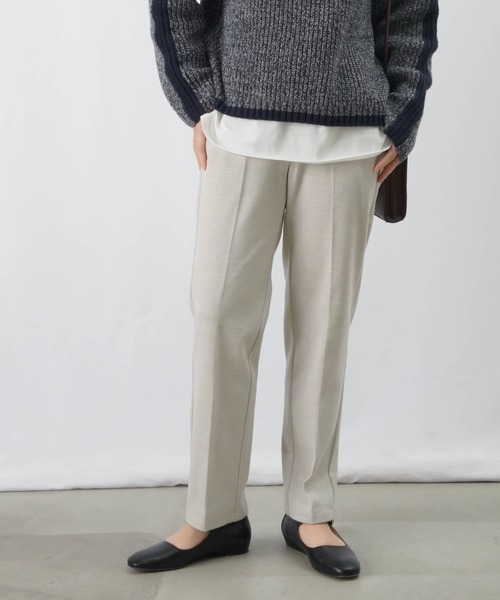 【セール】LC/LLL 起毛ヘリンボーンテーパードパンツ（その他パンツ）｜LUCA/LADY LUCK LUCA（ルカ/レディラックルカ）