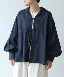 yuni | denim ribon ブラウス(シャツ/ブラウス)