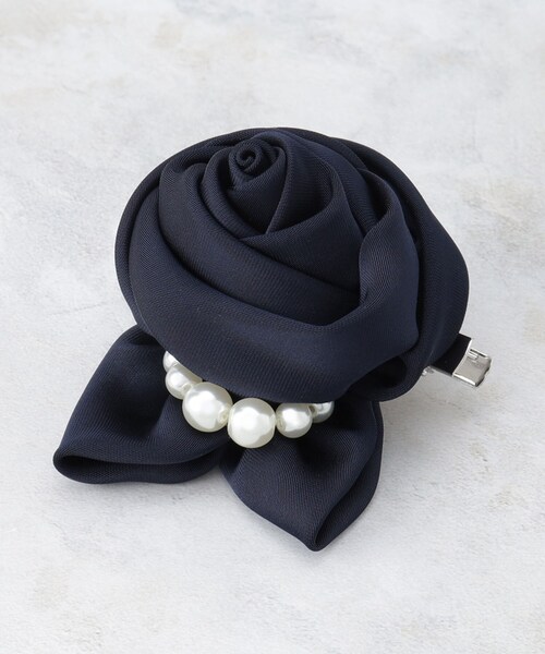 THE SHOP TK （ザ ショップ ティーケー ）の「アソートコサージュ（ブローチ/コサージュ・レディース・ライトベージュ/ネイビー系/ベージュ系その他3/ネイビー・00）」の4枚目の写真