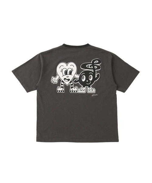 JUNRED(ジュンレッド)の「【Chocomoo×JUNRED】コラボTシャツ(Tシャツ/カットソー・メンズ・ホワイト/チャコールグレー・M/S/L)」の11枚目の写真