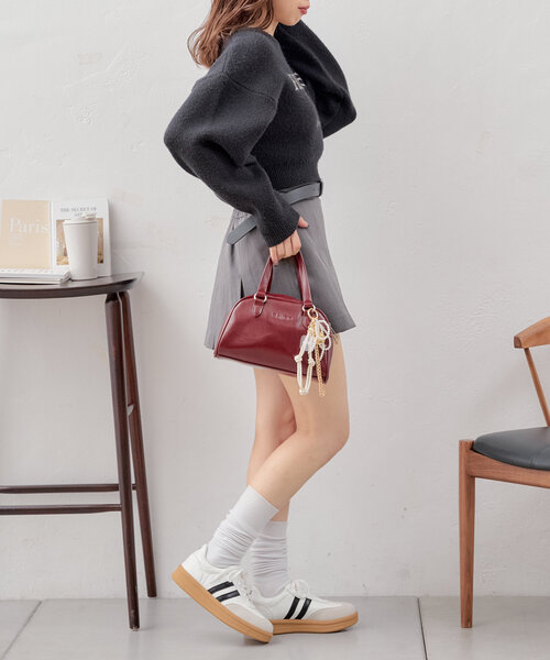 Chico(チコ)の「リボンパール付きコードチャーム(その他小物・レディース・アイボリー/ブラック/ブルー・FREE)」の5枚目の写真