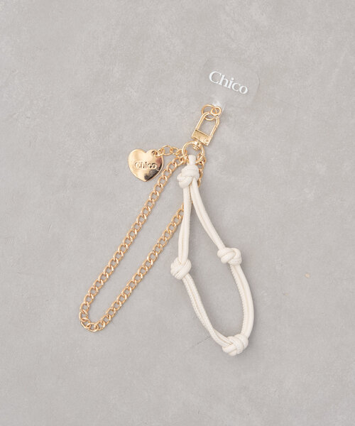 Chico(チコ)の「リボンパール付きコードチャーム(その他小物・レディース・アイボリー/ブラック/ブルー・FREE)」の20枚目の写真