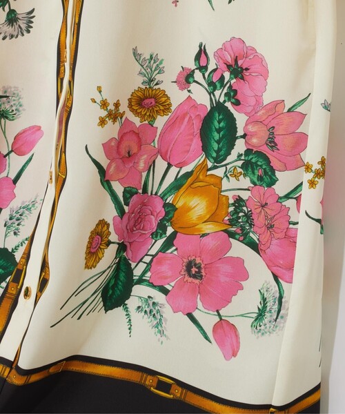 セール】ボタニカルスカーフプリントワンピース（ワンピース）｜GRACE