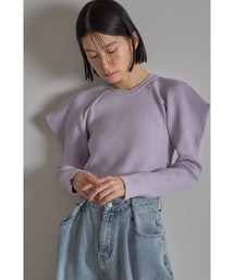 ポイントスリーブニットプルオーバー