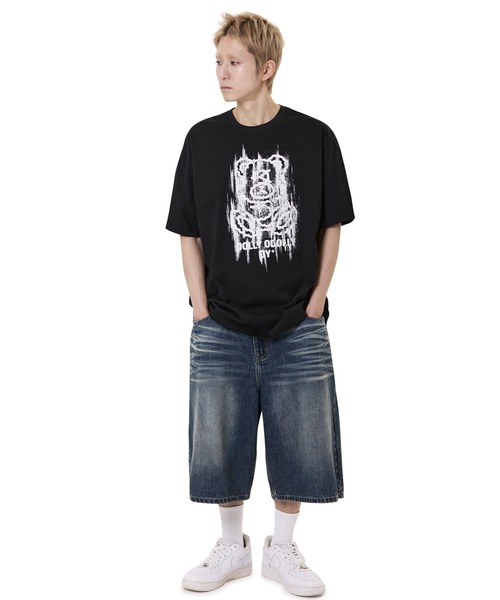 tシャツ 「OY/オーワイ」 GLITCHY DOLLY ODOLLY TEE/グリッチドリーオードリー半袖Tシャツ レディース メンズ OY/オーワイ』 GLITCHY DOLLY ODOLLY TEE/グリッチドリー