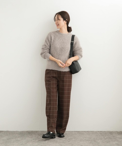 URBAN RESEARCH DOORS（アーバンリサーチドアーズ）の「シャギーニット（ニット/セーター・レディース・ライトグレー/ベージュ・MEDIUM）」の21枚目の写真