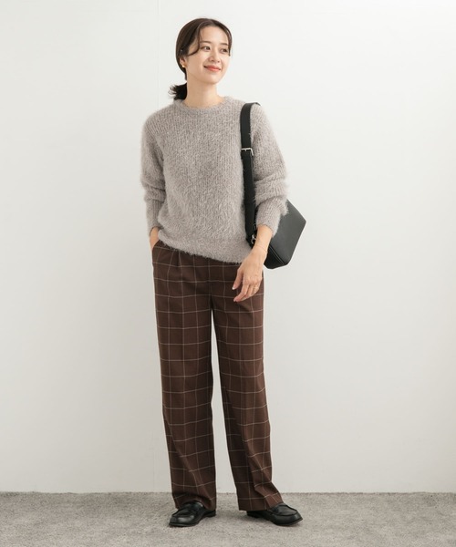 URBAN RESEARCH DOORS（アーバンリサーチドアーズ）の「シャギーニット（ニット/セーター・レディース・ライトグレー/ベージュ・MEDIUM）」の22枚目の写真