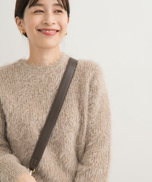 URBAN RESEARCH DOORS（アーバンリサーチドアーズ）の「シャギーニット（ニット/セーター・レディース・ライトグレー/ベージュ・MEDIUM）」の17枚目の写真