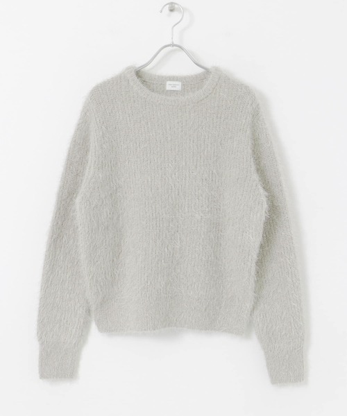 URBAN RESEARCH DOORS（アーバンリサーチドアーズ）の「シャギーニット（ニット/セーター・レディース・ライトグレー/ベージュ・MEDIUM）」の8枚目の写真