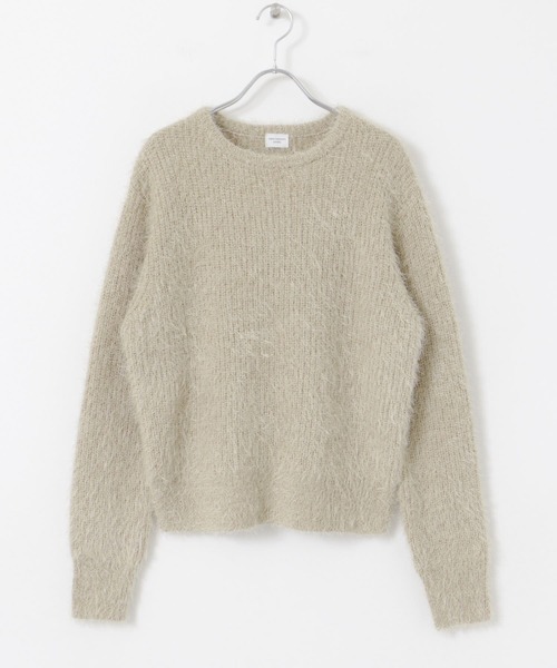 URBAN RESEARCH DOORS（アーバンリサーチドアーズ）の「シャギーニット（ニット/セーター・レディース・ライトグレー/ベージュ・MEDIUM）」の9枚目の写真