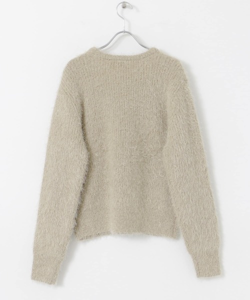 URBAN RESEARCH DOORS（アーバンリサーチドアーズ）の「シャギーニット（ニット/セーター・レディース・ライトグレー/ベージュ・MEDIUM）」の10枚目の写真