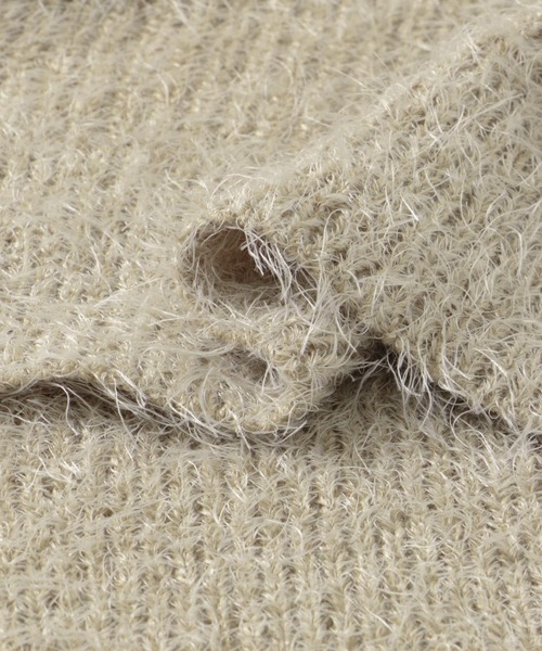 URBAN RESEARCH DOORS（アーバンリサーチドアーズ）の「シャギーニット（ニット/セーター・レディース・ライトグレー/ベージュ・MEDIUM）」の11枚目の写真