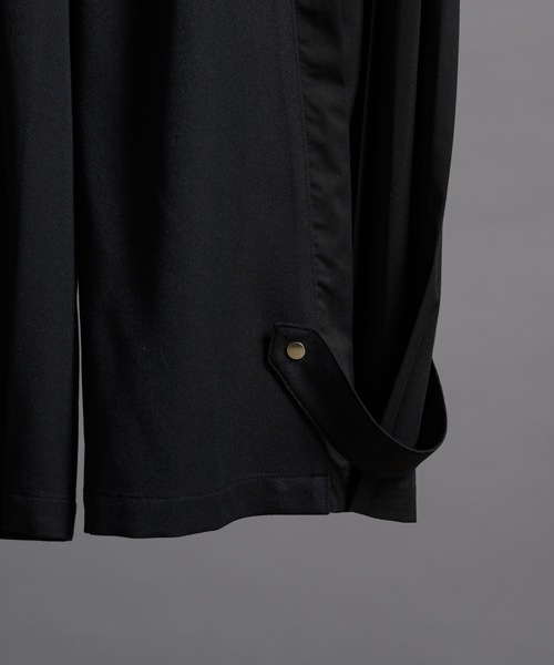 PHILTHEORY（フィルセオリー）の「Pleats docking slacks/プリーツドッキングスラックス（スラックス・メンズ・グレー/ブラック・3/2/1）」の11枚目の写真