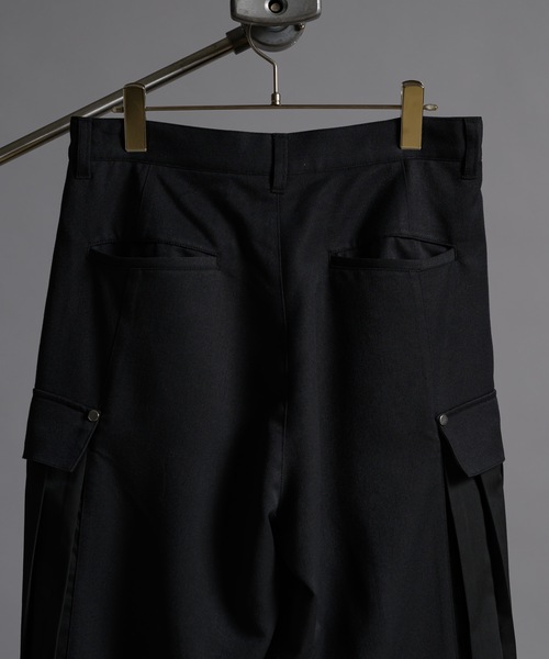 PHILTHEORY（フィルセオリー）の「Pleats docking slacks/プリーツドッキングスラックス（スラックス・メンズ・グレー/ブラック・3/2/1）」の13枚目の写真