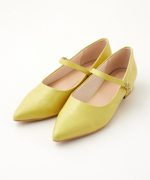 Honeys（ハニーズ）の「ベルト付ポインテッドパンプス（パンプス・レディース・イエロー/ブラック/ブラック系その他/シルバー・23.0/23.5/24.0/22.5/24.5）」の19枚目の写真