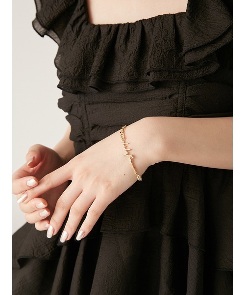 LILY BROWN(リリーブラウン)の「LILY BROWNロゴブレス(ブレスレット・レディース・ゴールド/シルバー・FREE)」の9枚目の写真