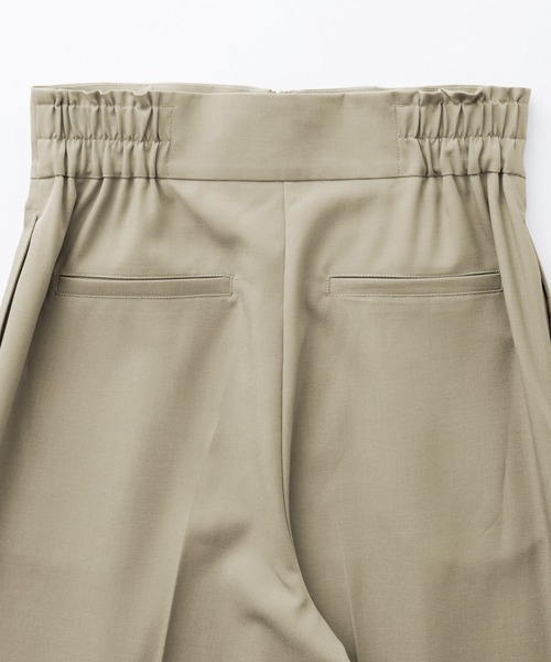 RANAN（ラナン）の「【4サイズ展開】きれいめ素材ハイウエストジップワイドパンツ（その他パンツ・レディース・ブラック/アイボリー/グレー/ベージュ・M/S/LL/L）」の10枚目の写真