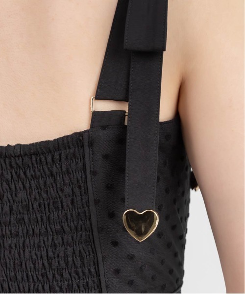 HEART COLLECTION】ハートチュールロングワンピース（ワンピース