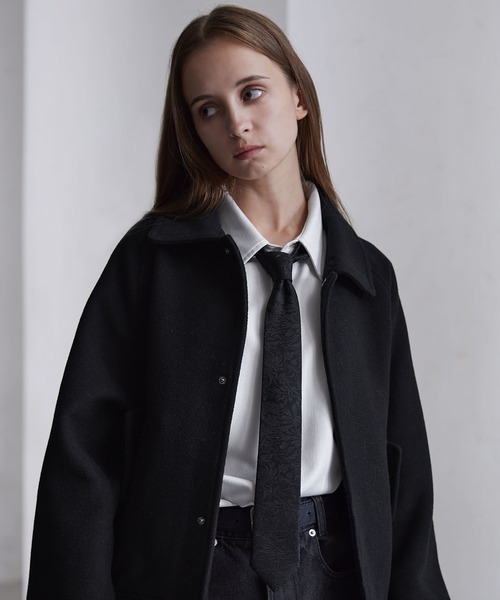 セリーヌ CELINE by Hedi Slimane ボーダー ナロー タイ ネクタイ