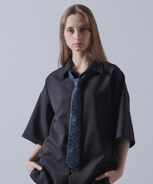 CLEL(NC)́yCLELzWool Silk Jacquard Narrow Tie / E[VNWK[hi[^C(lN^C)