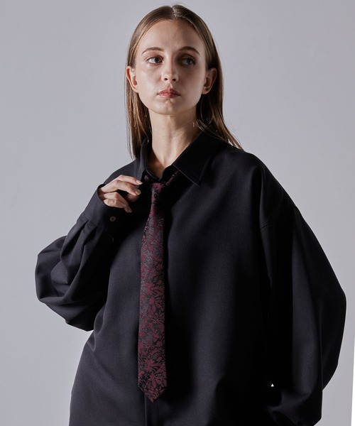 CLEL(NC)́yCLELzWool Silk Jacquard Narrow Tie / E[VNWK[hi[^C(lN^C)