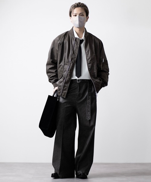 CLEL】Wool Silk Jacquard Narrow Tie / ウールシルクジャガード