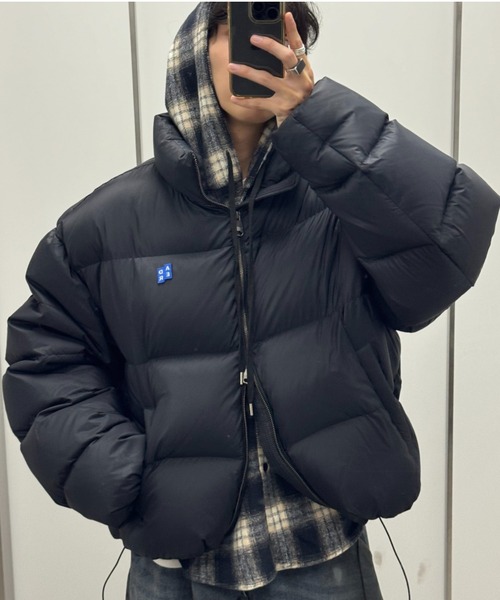 Theater code（シアターコード）の「Theater code × 6hourssleep オーバーサイズ チェックフーディシャツ（シャツ/ブラウス・メンズ・ブラック・M/L）」の11枚目の写真