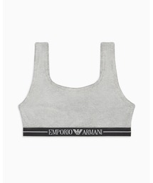 EMPORIO ARMANI(エンポリオアルマーニ)の【エンポリオ アルマーニ】ASV ブラレット オーガニックコットン ロゴ入りアンダーバンド(スポーツブラ)