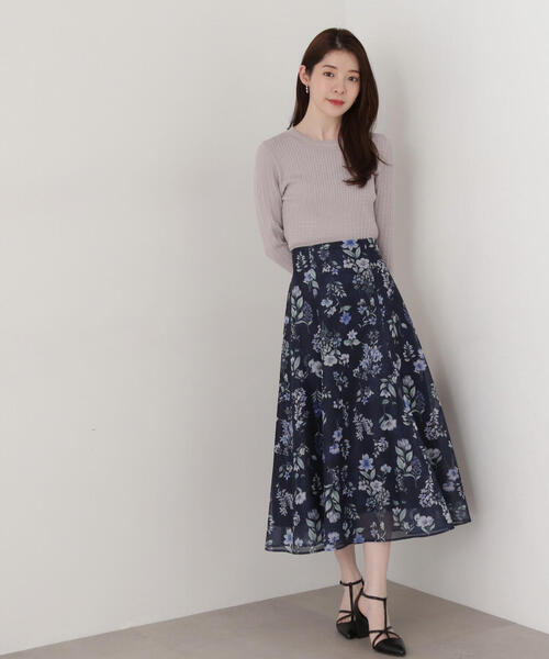 PROPORTION BODY DRESSING(プロポーションボディドレッシング)の「ポイントシアーニット / 1215170209(ニット/セーター・レディース・ホワイト/ライトグリーン/グレー/ネイビー・SMALL/MEDIUM)」の12枚目の写真