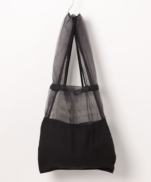 THEATRE PRODUCTS（シアタープロダクツ）の「エンブロイダリーマーケットバッグ（トートバッグ・レディース・ブラック/ホワイト・FREE）」の3枚目の写真