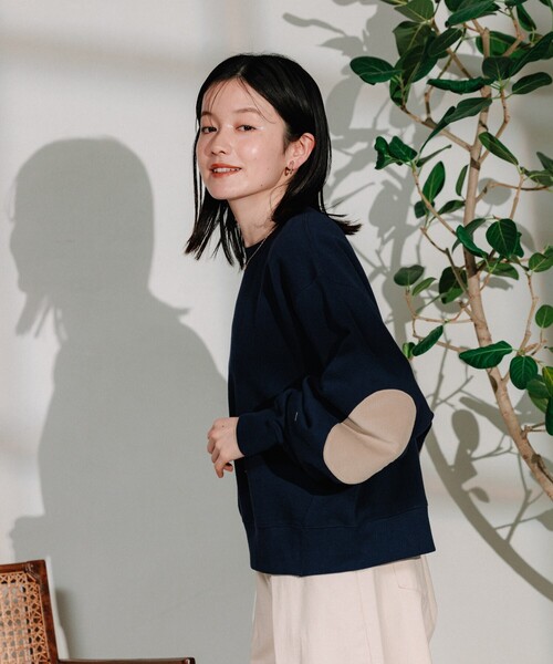 セール】エルボーパッチ スウェット【限定展開】（スウェット