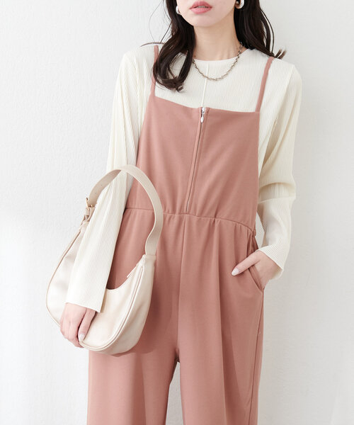 natural couture(ナチュラルクチュール)の「【WEB限定】前後2WAYストライプ調カットソー(Tシャツ/カットソー・レディース・オフホワイト/ブラック/サックスブルー・FREE)」の10枚目の写真