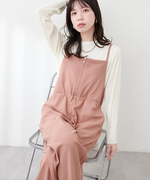 natural couture(ナチュラルクチュール)の「【WEB限定】前後2WAYストライプ調カットソー(Tシャツ/カットソー・レディース・オフホワイト/ブラック/サックスブルー・FREE)」の11枚目の写真