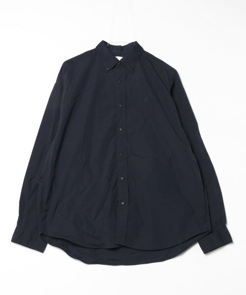 セール】GYMPHLEX/ジムフレックス ナイロンボタンダウンシャツロング