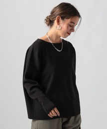 BAYFLOW | [春先まで着られる]ハイゲージドルマンニット(ニット/セーター)