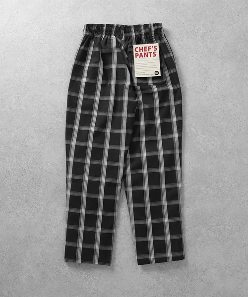 ZIP FIVE(ジップファイブ)の「【ZIP FIVE】 TCツイル ワイド シェフパンツ チェック / ストライプ / レオパード(チノパンツ・メンズ・アイボリー/ブラック/オリーブ/ホワイト×ブルー/レオパード/ストライプ/ブラック系・MEDIUM/LARGE/X-LARGE)」の19枚目の写真